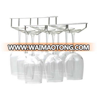 Wine Cup Holder Manufacturer Produce Under Cabinet Metal Wire Stainless Steel Wine Glass Holder