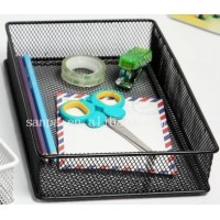 Black Good Quality Metal Mesh Office Accessories Desk Storage/Desk Organizer