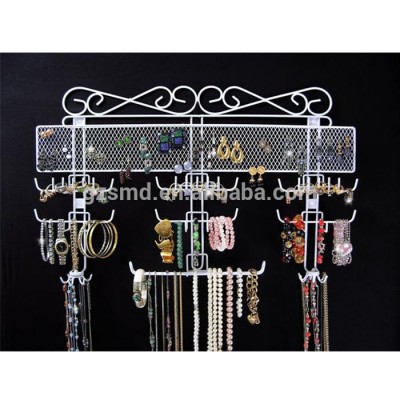 Purchase Large Wire Metal Wall Mounted Display Rack for Jewelry Holder