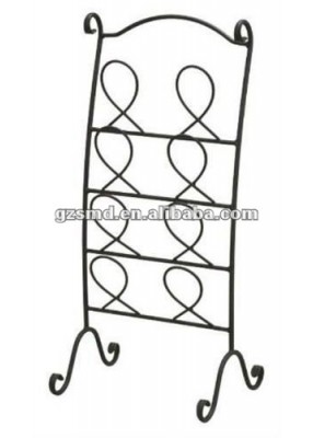 Black iron shoes rack