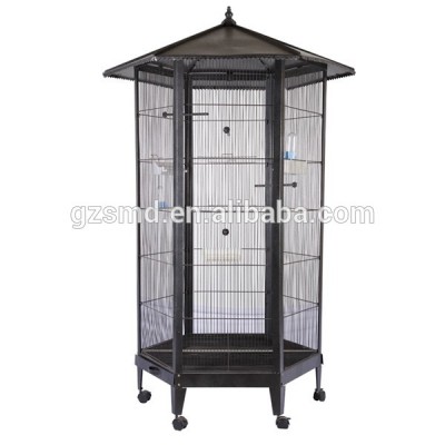 High large parrot cage quality Iron metal stainless steel pet cage for wholesale