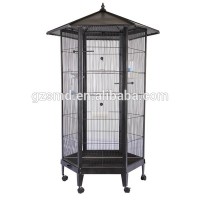 High large parrot cage quality Iron metal stainless steel pet cage for wholesale