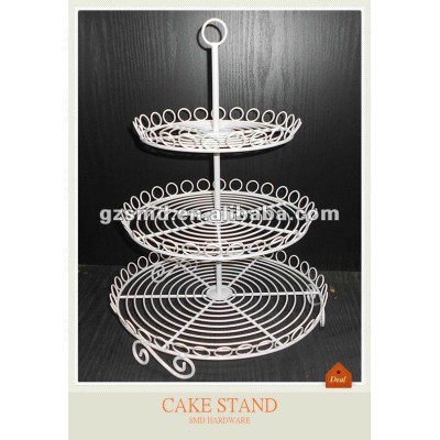 Iron wire cake stands for wedding cakes