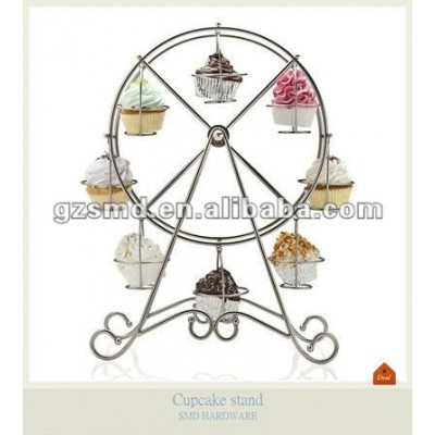 Chrome Wire Ferris Wheel Cupcake Stand