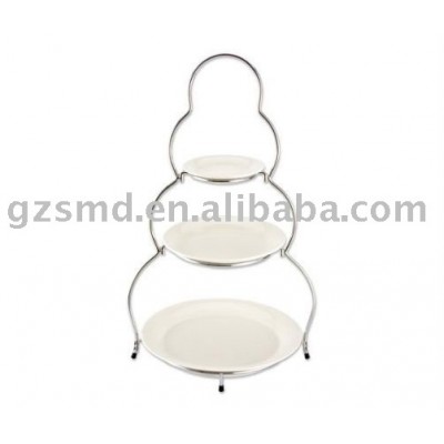 Guangzhou 3-Tier Buffet Plate Holder Dish rack Cake Stand