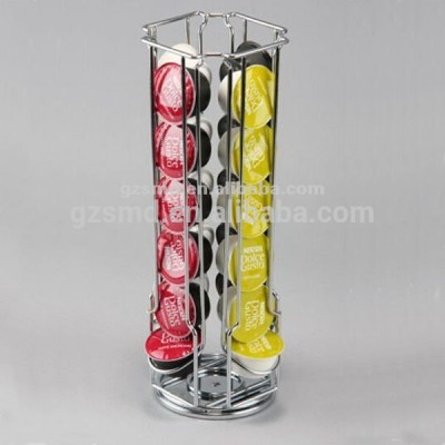 High Quality Stainless Steel Rotating Dolce Gusto Coffee Pod Holder